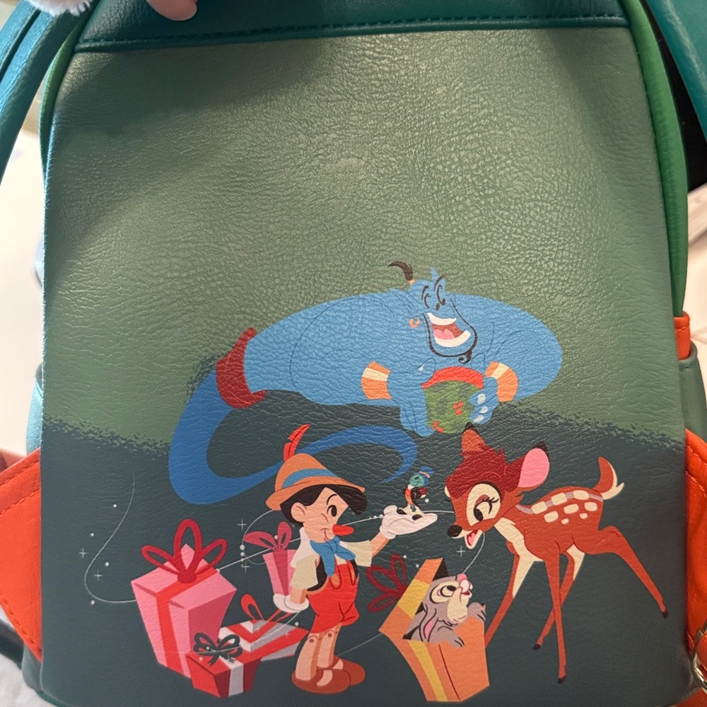 Loungefly Green Disney Character Backpack - Picture 5 of 6